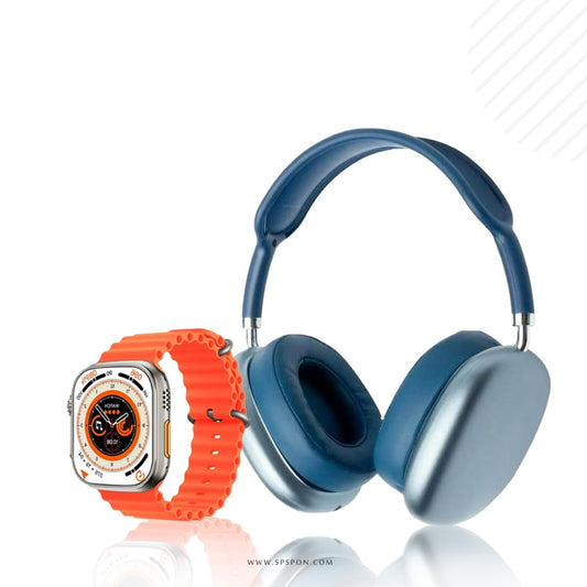 P9 ULTRA 2 SMART WATCH COMBO WITH HEADPHONES